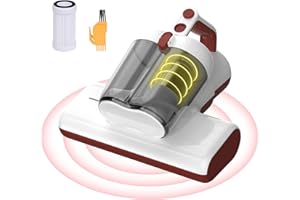 suzao Milbensauger für Matratzen mit UV Licht, Handstaubsauger 450W 14Kpa, HEPA Filter, Entfernt 99,9% Bakterien, Milbenstaubsauger für Matratzen, Sofas und Polstermöbeln