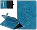 Produktbild Roreikes ipad Pro 9.7 2017 Hülle Flip Wallet Case, Ledertasche Smart Cover für ipad Pro 9.7(2017), Alle Sonnenblumen Muster Painting Magnetverschluss PU Leder Schale Ständer Handytasche Silikon Back Case Handyhülle Schutzhülle Cover Schale Etui mit Magnetverschluss Wallet Kreditkarte Card Holder Slot