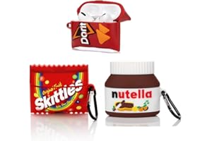 (3 szt.) etui na Airpods Pro, silikonowe etui ochronne XMBYGY Airpods Pro z uroczym zabawnym wzorem skóry, z brelokiem