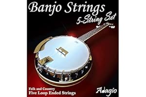 Adagio Musical Instruments Pro 5-String Banjo Strings Pack BAN5