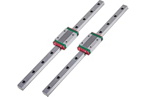 CNCYEAH 2 unidades MGN12H 300 mm guía lineal en miniatura con bloques deslizantes MGN12H rodamientos lineales, bloque de guía lineal para dispositivos automáticos, instrumentos de medición de