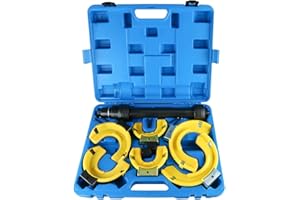 ‎FREETEC FreeTec 7tlg. Federspanner Satz für McPherson Federbein Spannen Tieferlegung KFZ Universal Werkzeug Set