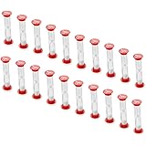 Dsmile Lot de 20 sabliers de 1 minute
