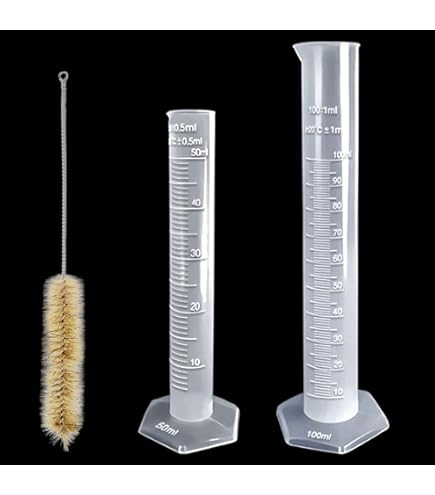 Cilindro Graduato In Plastica Da 100ml - Per Misurazioni Scientifiche, Trasparente E Preciso - Foto 8