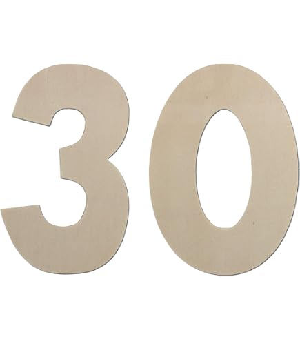 50 Jahre Dekoration Zahlen Aus Holz Ständer + 2 Produktbild-Vorschau 3