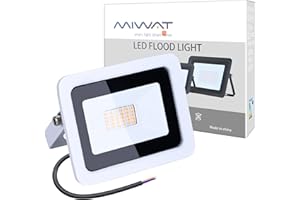 MIWATT Ultra-Thin MIWAT LED Flood Light Spotlight Led Search Lamp 220V Floodlights for Outdoor Garden Street Square (Warm White-2700K, 30W)