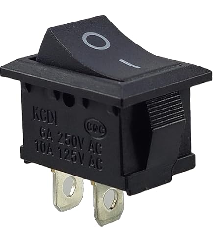 Mini Interruttore A Bilanciere LEVSEB ON/OFF 2 Pin – 6A 250V / 20A 12V DC/AC – Nero Non Illuminato - Foto 5