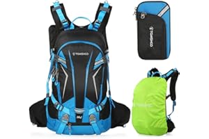 TOMSHOO 20L/30L Sac à Dos Sac de randonnée Ultraléger Respirant Imperméable pour Vélo Randonnée Équitation Voyage Alpinisme