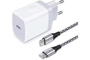 AILKIN 20W USB C Ladegerät mit Ladekabel, Netzteil USB C Schnellladegerät Ladestecker mit Typ C Schnellladekabel für Samsung Galaxy A14/A15/A54/A55/A34/A35/A13/Z Flip 4/Flip 3/S24/S23/S22/S21/S20, iPhone 15
