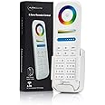 Auraglow Wireless 8-Zone Programmable 2.4GHz Radio Frequency RF Remote Control RGB Colour, Brightness and Temperature Control