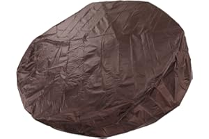 PSSOPP Cubierta para Bañera de Hidromasaje, Impermeable, para Exteriores, Portátil, para Patio, Redonda, Inflable, para Bañera de Hidromasaje, Cubierta Protectora para SPA, para Bañera, (Marrón)