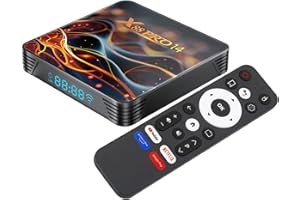 GREVA 8K Android 14.0 TV Box 2025, Android Box 2GB RAM 32GB ROM, Internet TV Box RK3518 Chipsatz Unterstützung 2.4GHz/5.0GHz Dual WiFi6 HDR10 BT5.0 USB3.0 Ethernet LAN 3D HD Smart TV Box Bluetooth