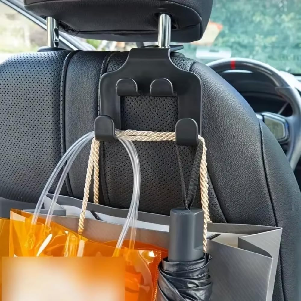 Car Back Seat Hook Hanging Storage Mobile Phone Holder Stand Lazy Rear Seat Phone Headrest Bracket For iPhone Samsung All Phones (1 PCS)