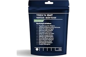 ‎TREK'N EAT TREK'N EAT Vegetable Stew with Beans - Ready to Eat - Ready to Eat without Cooking - Outdoor Meal with Natural Ingredients - Long Lasting & Ideal for Camping, Trekking & Emergency Supply