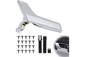 Fanxaolnes Kit de Poignée de Porte Intérieure pour W204 X204 Classe C, Côté Gauche, Mat, Références OEM 2047201171, 2047201763, 2047202763, Installation Facile, Conforme aux normes ergonomiques
