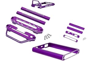 JOYSOG NB4 - Cornice protettiva per trasmettitore/telecomando in metallo, base in metallo/volantino per Flysky Noble NB4 (stile 9)