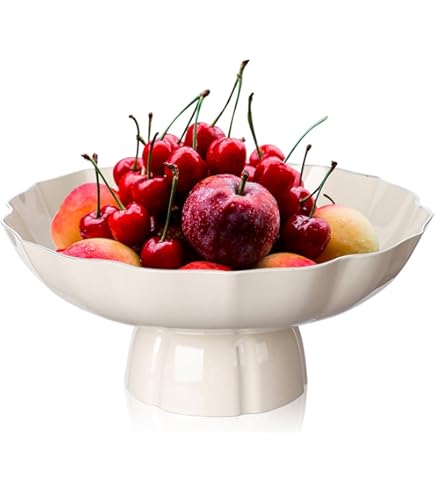 Keramik Obsttablett Mit Fuß 13x13cm - Schwarze Dessertschale Für Snacks & Trockenfrüchte