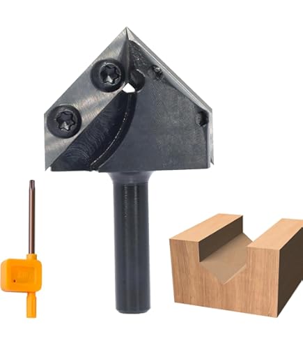 90° V-Nut Fräser 8mm Schaft - Hartmetall Fräser Für Holz & CNC