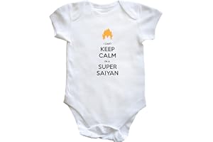 Hippowarehouse I Can't Keep Calm I'm a Super Saiyan Baby Vest Bodysuit (Short Sleeve) Boys Girls