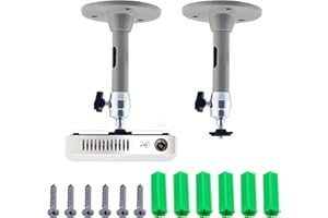 Prmape 2 Pcs Mini Proiettore Staffa, Supporto da Parete per Proiettore, Staffa in Metallo per Casa Ufficio Sale Riunioni