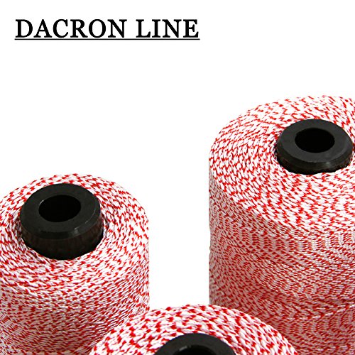 EMMAKITES 1000ft 120lb Braided Dacron Line String WhiteRed Contrasting Color for Kite Flying Outdoor Activities Fishing reviews EMMAKITES 1000ft 120lb Braided Dacron Line String WhiteRed Contrasting Color for Kite Flying Outdoor Activities Fishing