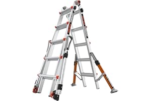 Little Giant Conquest Pro-Leiter mit All-Terrain – 5 Stufen, 16332 Pro