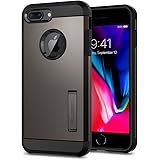 Spigen [Tough Armor 2 iPhone 8 Plus Case, iPhone 7 Plus Case Cover with Kickstand and Air Cushion Technology for iPhone 8 Plu