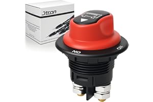 Jtron interrupteur de batterie de voiture 12v 100A moto 32VDC max on-off 2P SPST voiture Mini interrupteur de batterie