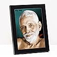Ramana Maharshi Photo Frame For Table / wall Size Small ( 6x8 inches, Acrylic Glass) Black