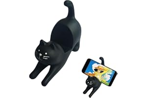 Gfamous Support de téléphone portable, joli chat, support de téléphone portable, support de téléphone portable, joli chat, support universel pour téléphone portable pour décoration de bureau ou de