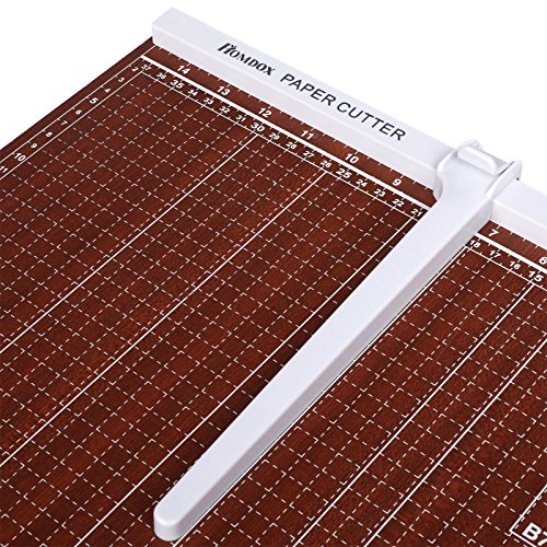 Homdox Profi A3 Papierschneider Schneidemaschine Hebelschneider Schneidegerät Fotoschneider Schrottmaschine Papier Foto Holz - 5