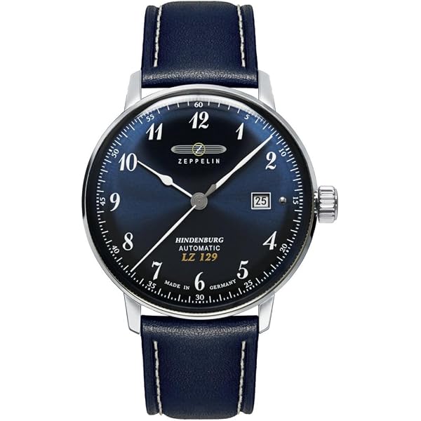 Zeppelin LZ127 GRAF Analog White Dial Men's Watch-76661 : Amazon