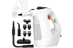 SXHY Portable Steam Cleaners,Steam Cleaner Handheld for the home multi purpose,Transparent Water Tank-11-Piece Accessory Kit for Sofa,Shower,Upholstery,Car and More-Unlimited Use Time Steamer Cleaning