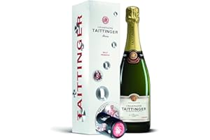 Wine Lovers Taittinger Champagne Brut 75cl & Bottle Stopper Gift Box Set