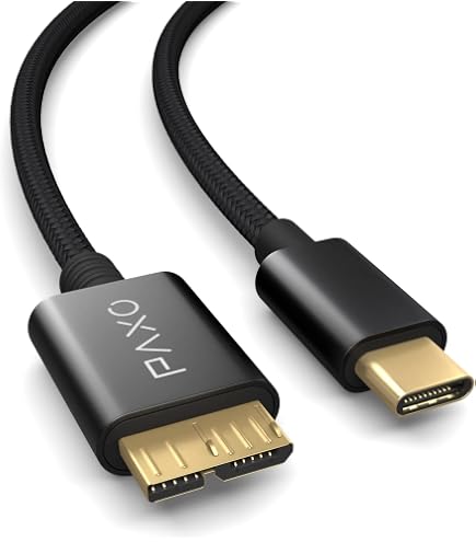 Cavo Adattatore USB 3.0 Super Speed 1 Metro – Da USB A A Micro B, Compatibile Con Hard Disk Esterno Verbatim - 5