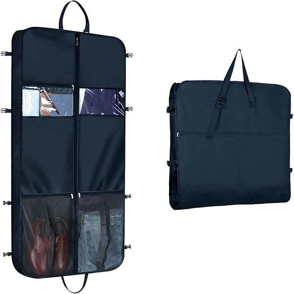 Sac à Costume Suitsupply Bi-Hold – Taille Unique – Zip – Bleu Marine – Très Bon état