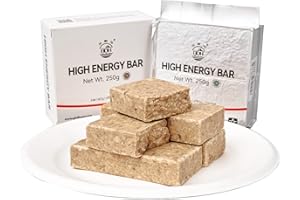 BDH Emergency Food Ration Bars 1 Pack, Original Flavor Survival Tabs Supply for Outdoor Camping Emergency Snowstorm Earthquake Disaster Preparedness Kit with 20 years Long Self Life, 250g/bar