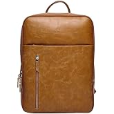 MESCHAIN Organizat&ouml;r Premium Deri Sırt &Ccedil;antası Laptop &Ccedil;antası Unisex Siyah Timsah
