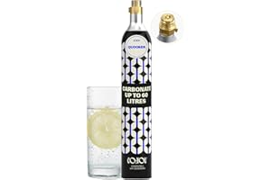 QUOOKER Compatible CO2 YOU 60 Litre Spare Gas Cylinder, CO2 Cylinder for Making Sparkling Water at Home