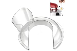 IUSOT Kitchen Aid Spritzschutz, Kitchenaid Spritzschutz für 4,5-5 Quart Standmixer Zubehör, Spülmaschinenfest, Kompatibel für KitchenAid Edelstahlschüssel, Glas und Keramikschüssel