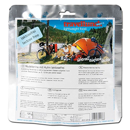 Preisvergleich Produktbild Travellunch Fertiggericht Nudelterrine - lactosefrei Outdoor-Nahrung