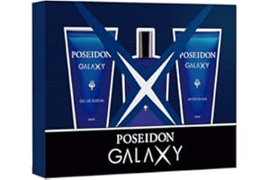 POSSEIDON Poseidon Galaxy - Pack Perfume Hombre - Perfume, Gel de ducha y After Shave