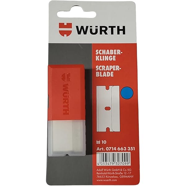 Würth Klingenschaber KLISCHAB-INKL.KLI-AUSWECHSELBAR 1 Stück 