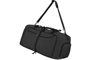 NEWHEY - Bolsa de Viaje Plegable para Hombre, Resistente al Agua, Grande, Ligera, para Camping, Senderismo, Plegable, 65 L, 80 L, 100 L, 120 L