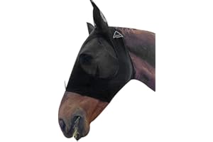 Balacoo - Máscara para Moscas de Caballo con Orejas para prevenir mordidas al Aire Libre