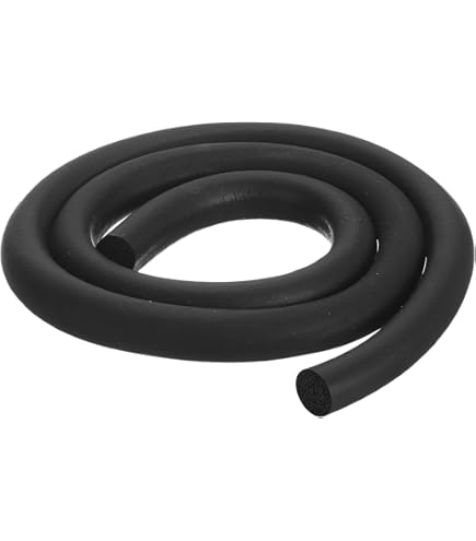 QUARKZMAN Bande D'Étanchéité En Mousse Caoutchouc, Diamètre De 5 Mm (13/64") Et Longueur De 9 Mètres (29,53 Pieds) En Caoutchouc EPDM Rond Pour Joints DIY Tampons Tubes En Mousse