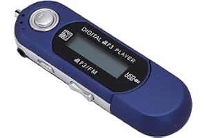 Topiky USB MP3-spelare, Retro USB-minne Musikspelare med LCD-skärm, Stöder MP3 WMA-format Automatisk Avstängning, för Löpning Gym Jogging Sport