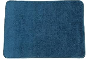 EURONOVITA' SRL Tappeto Magico Genio in Microfibra Antiscivolo Lavabile in Lavatrice - Varie Misure e Colori - Euronovità Srl (Verde Petrolio, 40x55)