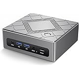 Windows 11 Pro Mini PC,Intel Core i5 8259U 16 Go RAM 512 Go ROM Micro Ordinateur de Bureau, Iris Plus Graphics 655, HDMIx2/VG