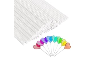 JOYIAL 100 steli per cake pop, steli per cake pop, steli da 10 cm x 3 mm, bastoncini da cake pop, bastoncini per cake pop, bastoncini per lecca-lecca-cake, cioccolata